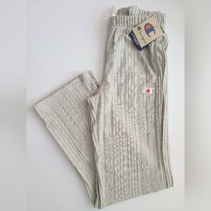 New Champion Ribbed Textured Strait Leg Lounge Pants With Pockets